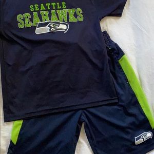 Seahawks boys shorts and tee shirt bundle